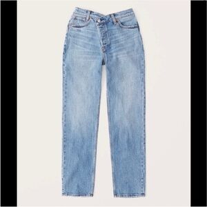 Abercrombie & Fitch the Dad high rise criss cross band